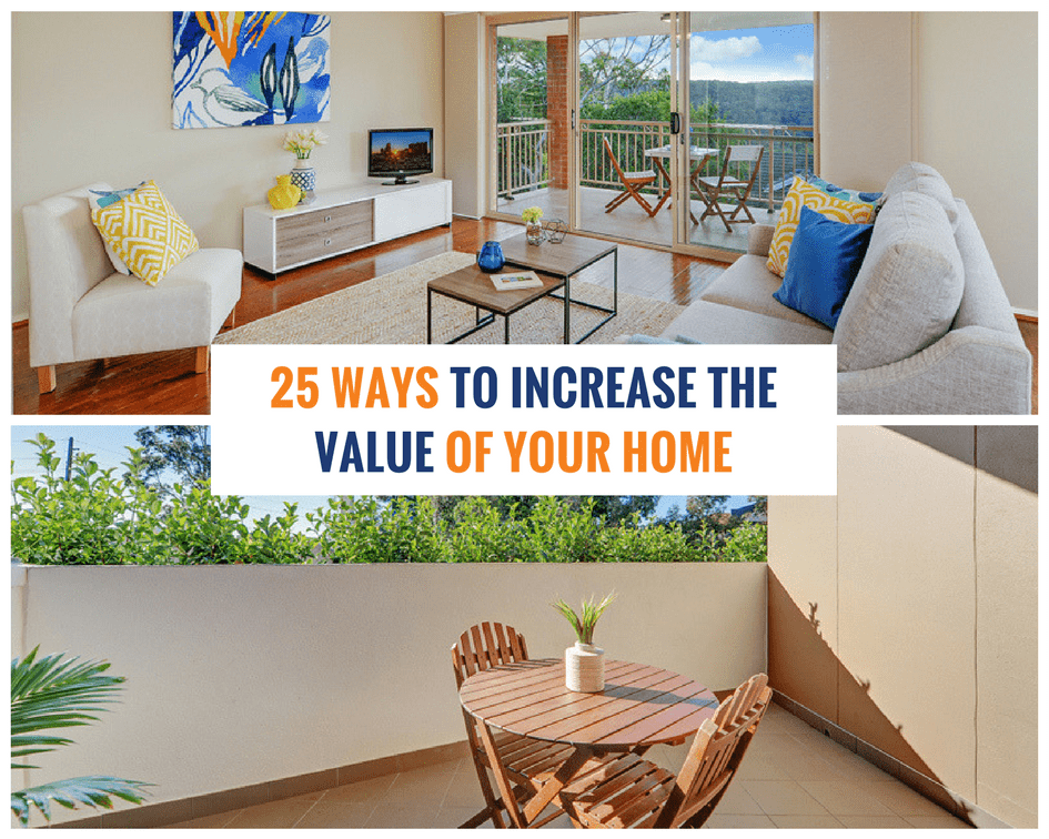 25 Ways to Increase the Value of your Home